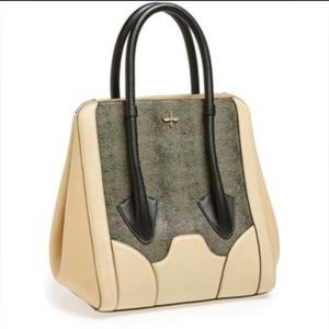 NWT RARE Pour La Victoire Butler Tote - Nude Lizard Multi (no longer made)